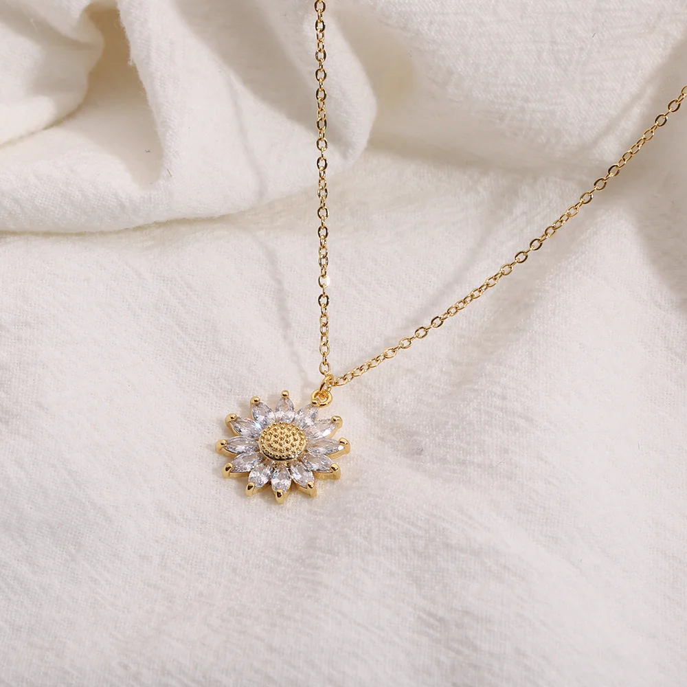Wholesale Multi-type Fashion Jewelry Necklaces Crystal Lock Sunflower Butterfly Heart Pendant Stainless Steel Necklace Women
Wholesale Multi-type Fashion Jewelry Necklaces Crystal Lock Sunflower Butterfly Heart Pendant Stainless Steel Necklace Women