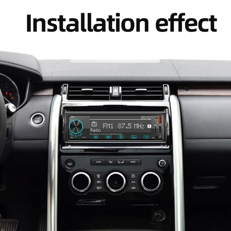 

Автомобильная система один Din авто MP3 плеер встроенный двойной USB порт TF кард-ридер AUX FM радио приемник MIC автомобильный стерео H8WE