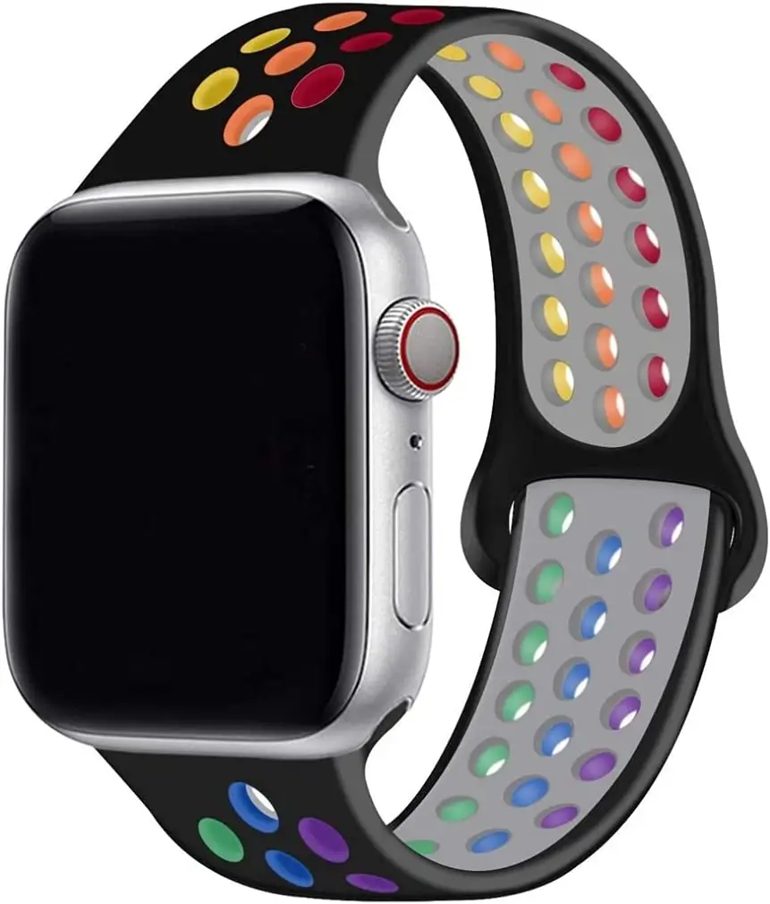 NEW Pulseira Sport Silicone Furadinha NK Compatível Com Watch Serie 6 44mm Preto / Colorido - (C7COMPANY) smartwatch
NEW Pulseira Sport Silicone Furadinha NK Compatível Com Watch Serie 6 44mm Preto / Colorido - (C7COMPANY) smartwatch