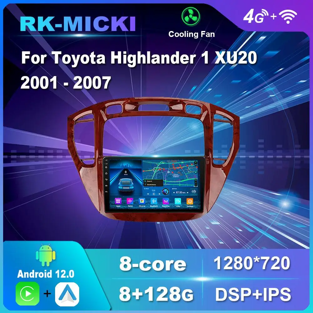 9 Inch Android 12.0 For Toyota Highlander 1 XU20 2001-2007 Multimedia Player Auto Radio GPS Carplay 4G WiFi DSP Bluetooth
9 Inch Android 12.0 For Toyota Highlander 1 XU20 2001-2007 Multimedia Player Auto Radio GPS Carplay 4G WiFi DSP Bluetooth