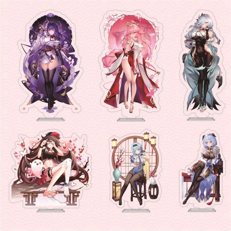 Экшн-фигурка аниме Genshin Impact 16 см, модель Ху Тао, акриловая подставка, стоячий логотип, коллекция, украшение для рабочего стола, подарок
Экшн-фигурка аниме Genshin Impact 16 см, модель Ху Тао, акриловая подставка, стоячий логотип, коллекция, украшение для рабочего стола, подарок