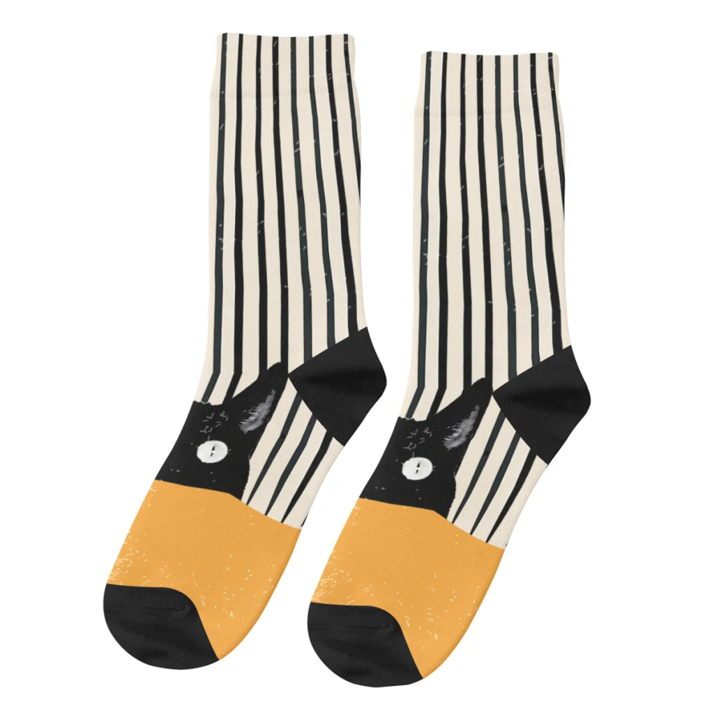 Retro Minimal Black Men's Socks Cat Animal Unisex Novelty Pattern Printed Happy Crew Sock Gift
Retro Minimal Black Men's Socks Cat Animal Unisex Novelty Pattern Printed Happy Crew Sock Gift
