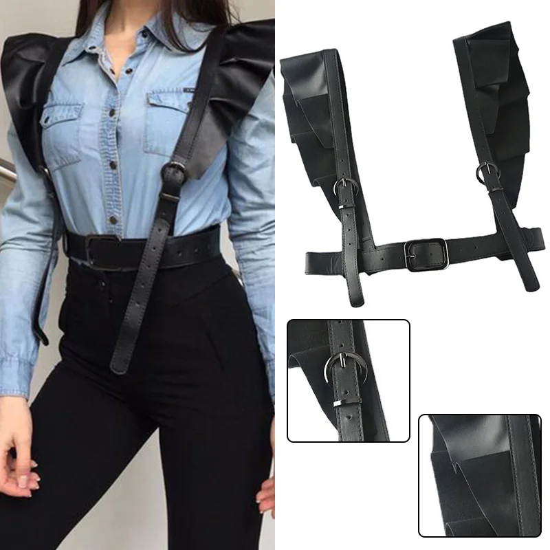 Sexy Women Leather Belt Female Slim Body Bondage Cage Harness Waist Straps Suspenders Fashion Belt Accessories Paper Tapes Belts
Sexy Women Leather Belt Female Slim Body Bondage Cage Harness Waist Straps Suspenders Fashion Belt Accessories Paper Tapes Belts