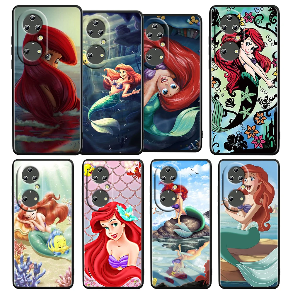 Anime Little Mermaid Cute Case For Huawei P50 P20 P30 P40 5G P10 Pro Lite E Plus P9 Lite Mini Silicone Soft Black Phone Cover
Anime Little Mermaid Cute Case For Huawei P50 P20 P30 P40 5G P10 Pro Lite E Plus P9 Lite Mini Silicone Soft Black Phone Cover