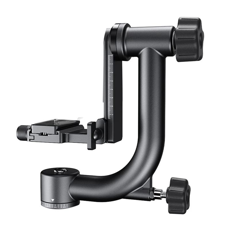 Camera Tripod Head Aluminum Alloy 360 Degree Panoramic Gimbal Tripod Head With 1/4Inch Standard Quick Release Plate
Camera Tripod Head Aluminum Alloy 360 Degree Panoramic Gimbal Tripod Head With 1/4Inch Standard Quick Release Plate