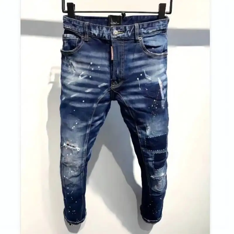 Женские/мужские джинсы-карандаш Dsquared2 с распылителем и дырками, мотоциклетные повседневные брюки для вечеринки, джинсовая одежда для улицы ...
Женские/мужские джинсы-карандаш Dsquared2 с распылителем и дырками, мотоциклетные повседневные брюки для вечеринки, джинсовая одежда для улицы ...