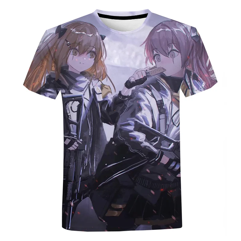 Anime Girl Frontline 3D Printed T-shirts Men Women Harajuku Short Sleeved T Shirt Streetwear Tops Oversized Tees Cosplay Tees
Anime Girl Frontline 3D Printed T-shirts Men Women Harajuku Short Sleeved T Shirt Streetwear Tops Oversized Tees Cosplay Tees