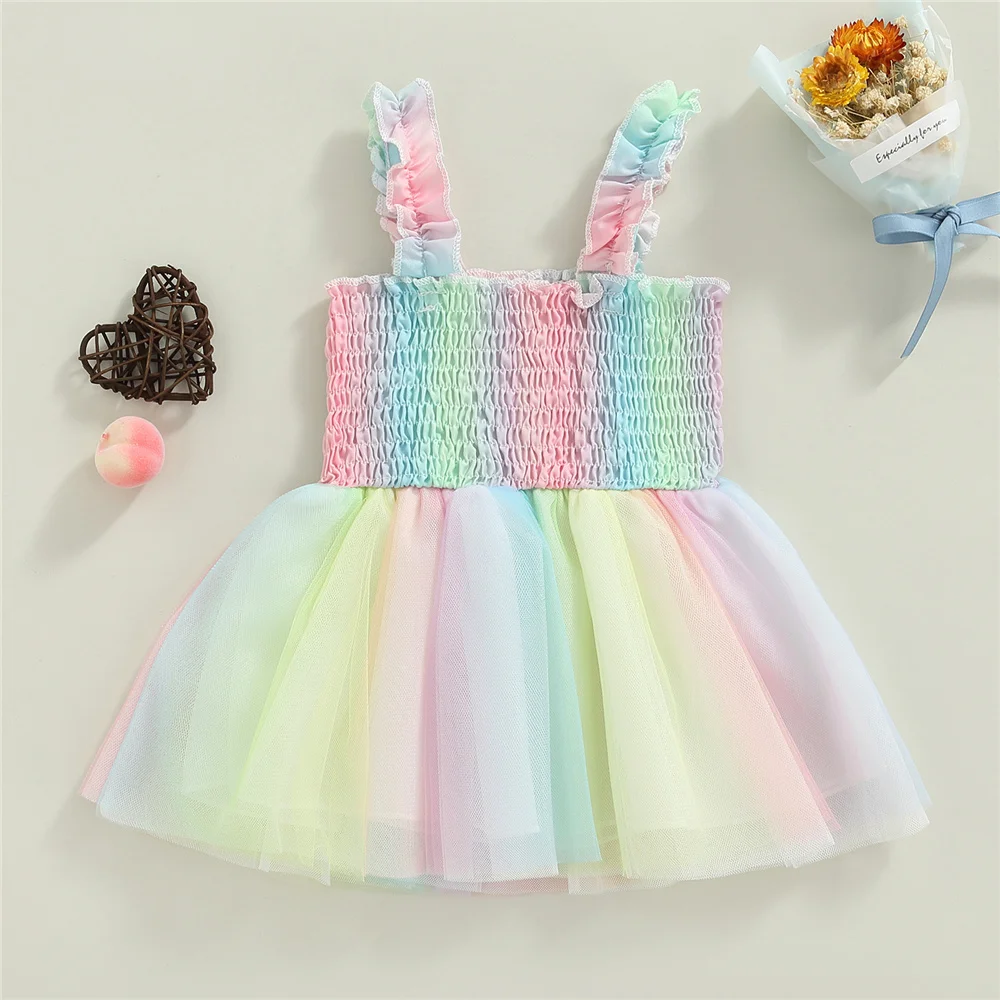 0-24 Months Summer Newborn Baby Girls Sweet Colorful Princess Dress Party Toddler Kids Sleeveless Pleated Layered A-Line Dress
0-24 Months Summer Newborn Baby Girls Sweet Colorful Princess Dress Party Toddler Kids Sleeveless Pleated Layered A-Line Dress
