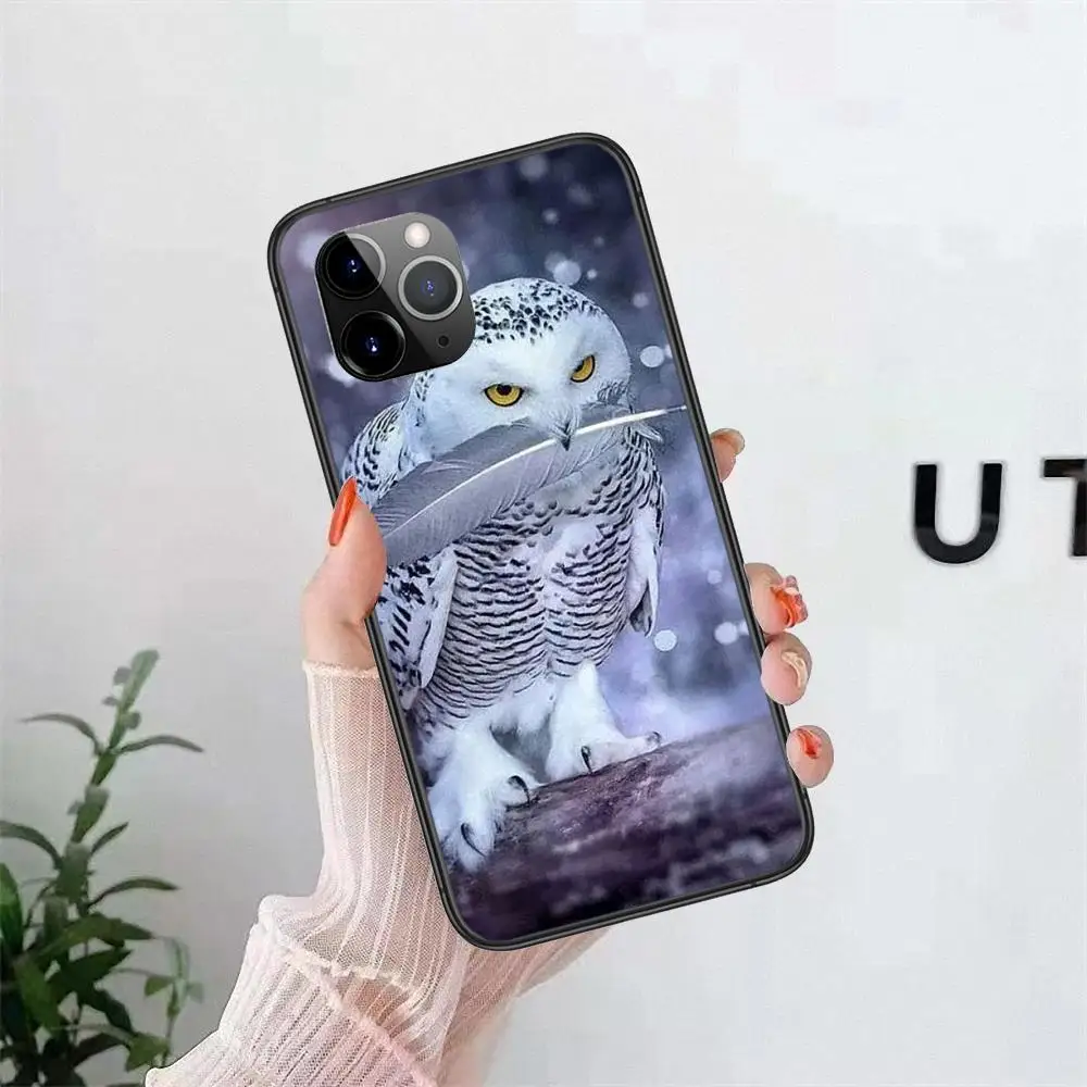 For iPhone 13 12 11 Pro Max 6 X 8 6S 7 Plus XS XR Mini 5S SE 7P 6P Owl Castle Soft Phone Skin Cheap Real |
