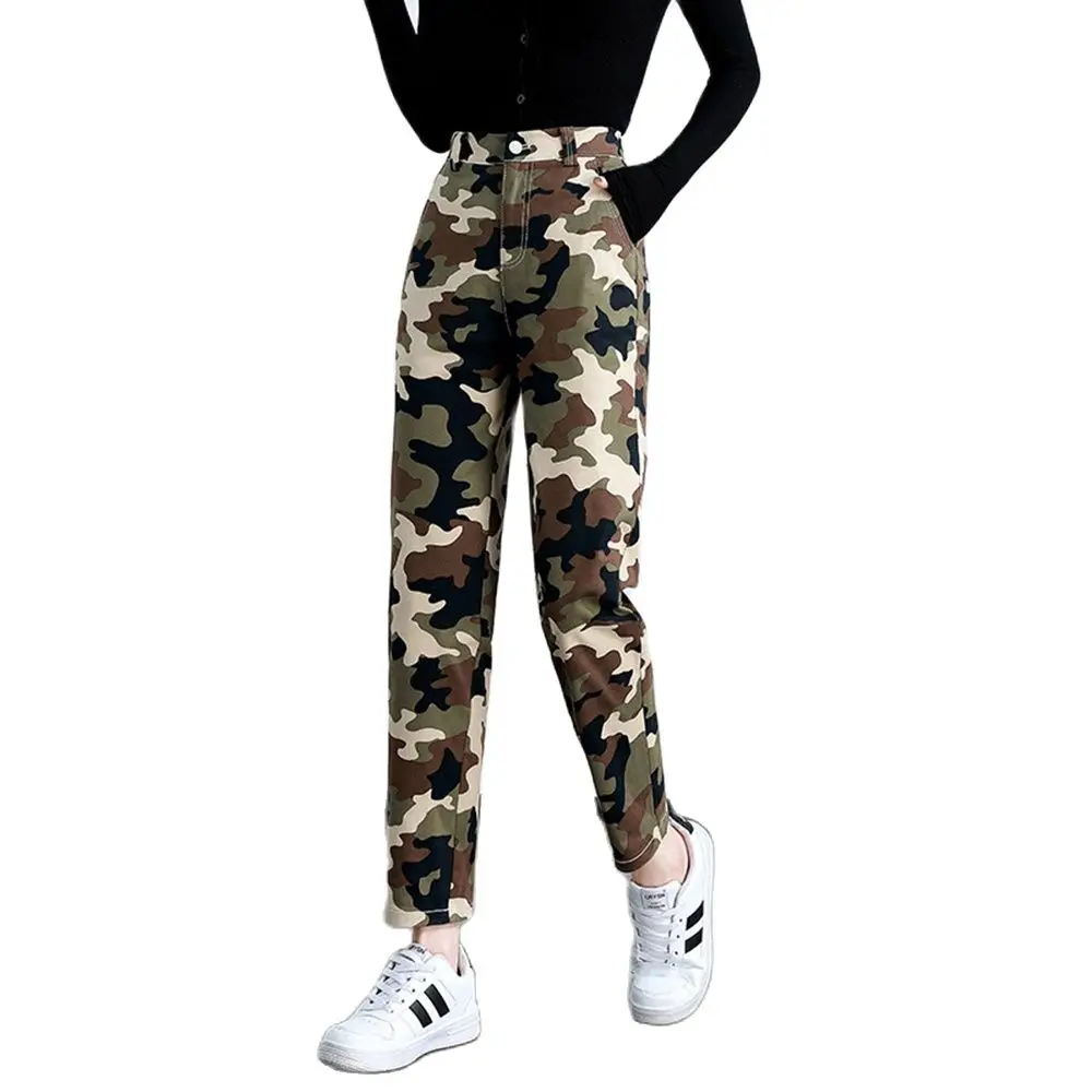 2022 spring and summer new thin casual harem pants women high waist camouflage nine-point pants 22303
2022 spring and summer new thin casual harem pants women high waist camouflage nine-point pants 22303