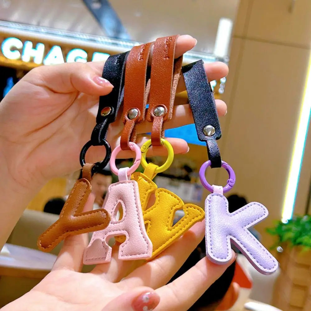 Creative PU 26 Letter Key Chain Waist Buckle Simple Alphabet Car Key Ring Personality Bag Decoration Business Key Holder
Creative PU 26 Letter Key Chain Waist Buckle Simple Alphabet Car Key Ring Personality Bag Decoration Business Key Holder