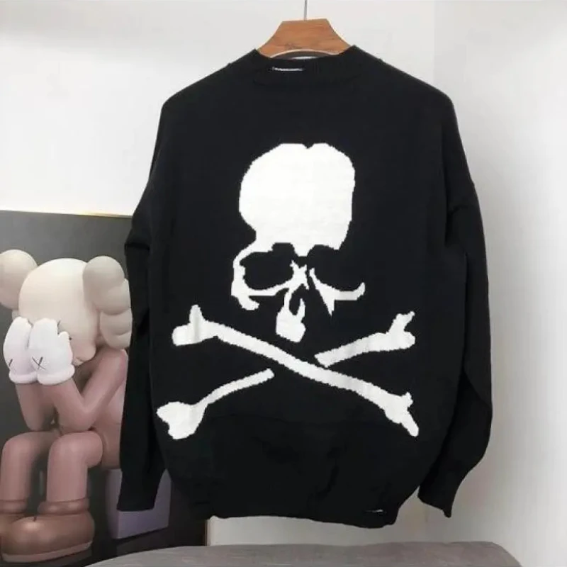 Japan Mastermind Logo Print Sweater Men Women Mmj Harajuku Vintage Sweaters Ghost Knit Skull Print Sweatshirts Mens Clothes
Japan Mastermind Logo Print Sweater Men Women Mmj Harajuku Vintage Sweaters Ghost Knit Skull Print Sweatshirts Mens Clothes