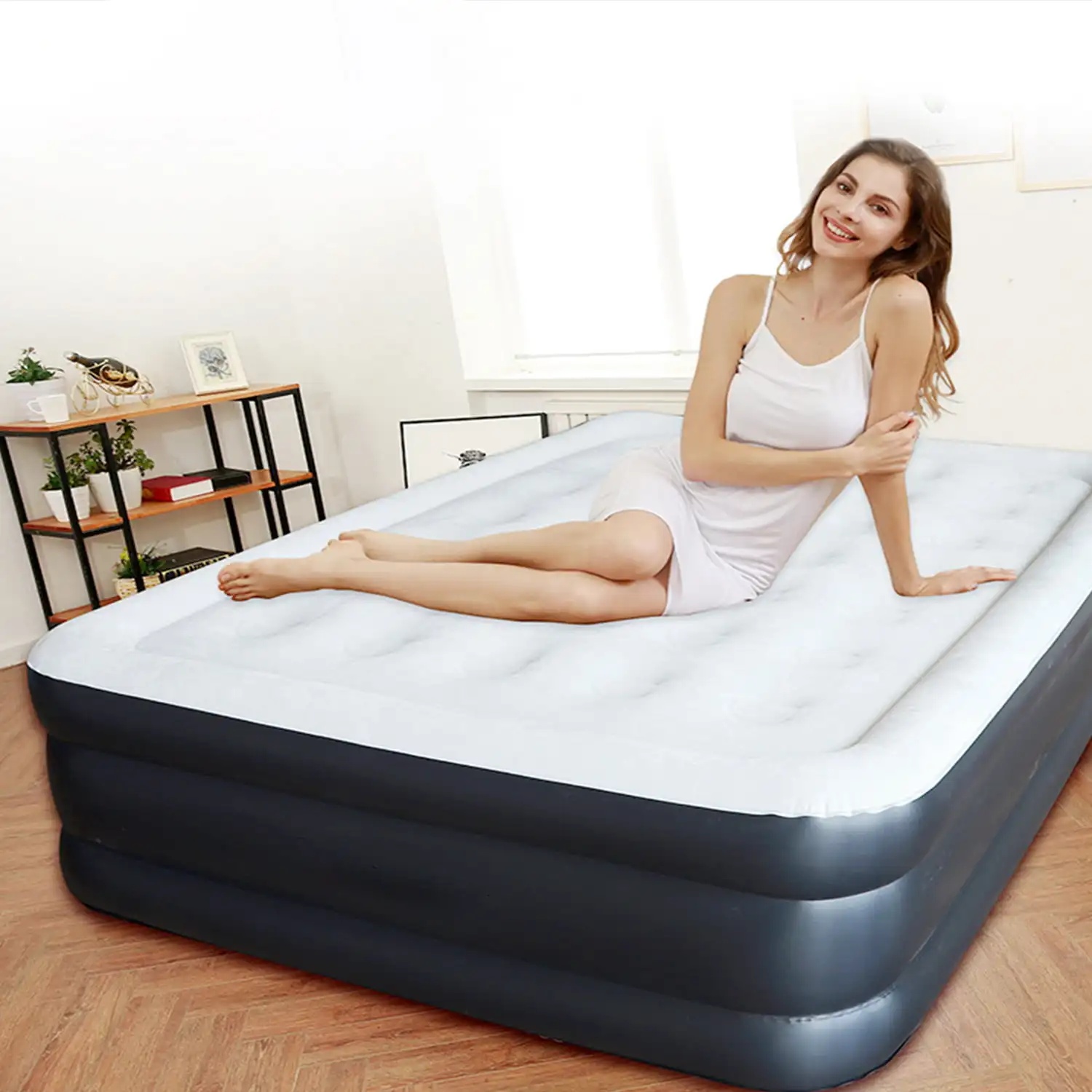Air mattress Queen Size Air Bed with built-in Deluxe Air bed Double Queen Size Air Bed
Air mattress Queen Size Air Bed with built-in Deluxe Air bed Double Queen Size Air Bed