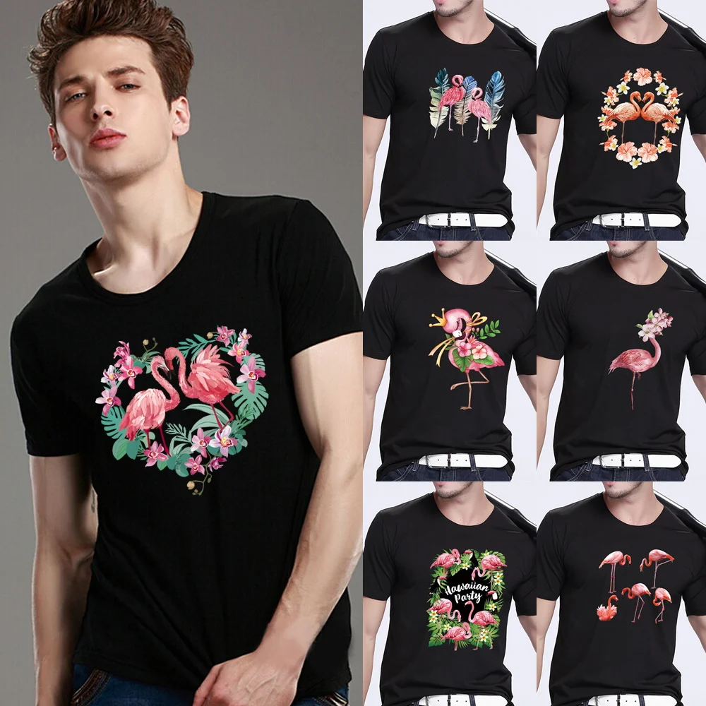 T-shirt Tops Men 2022 Round Neck Short Sleeve Tees Casual Comfortable Tshirts Flamingo Print Clothing Pullover All-match Shirts
T-shirt Tops Men 2022 Round Neck Short Sleeve Tees Casual Comfortable Tshirts Flamingo Print Clothing Pullover All-match Shirts