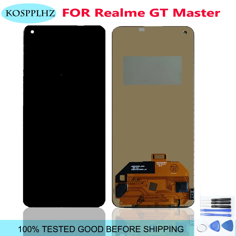 

Original Test New 6.43 inches For Realme GT Master Lcd Dispaly With Touch Screen Assembly Replacement +tools