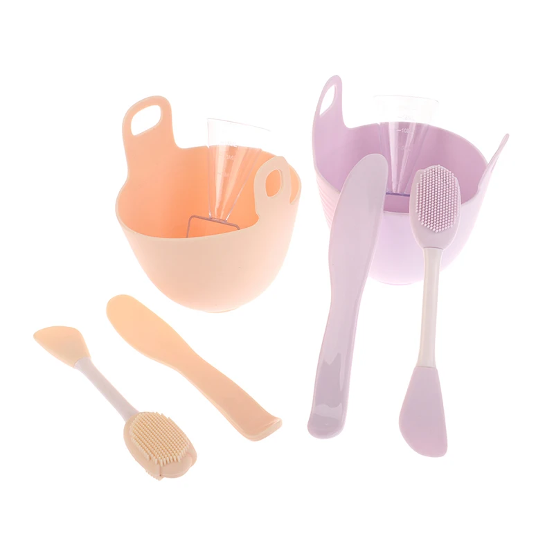 4Pcs Soft Silicone Facial Mask Mixing Bowl Brush Spoon Set Women Household DIY SPA Beauty Tools Skin Care Supplies
4Pcs Soft Silicone Facial Mask Mixing Bowl Brush Spoon Set Women Household DIY SPA Beauty Tools Skin Care Supplies