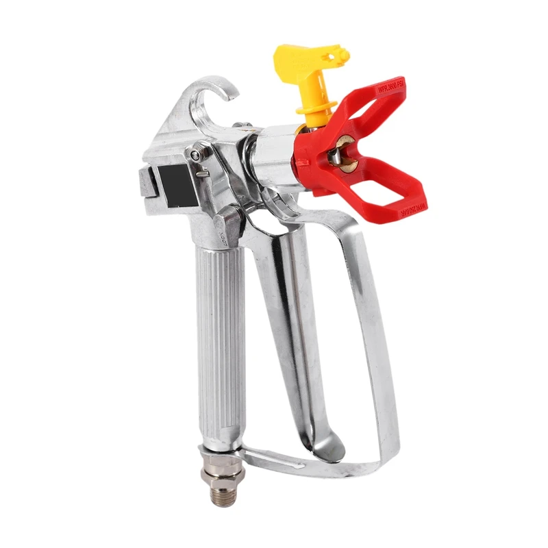 HOT-3600 PSI High Pressure Airless Spray Gun Paint Gun Aluminum Spray Gun With 517 Spray Nozzle Seat Grille For Airless Sprayer
HOT-3600 PSI High Pressure Airless Spray Gun Paint Gun Aluminum Spray Gun With 517 Spray Nozzle Seat Grille For Airless Sprayer