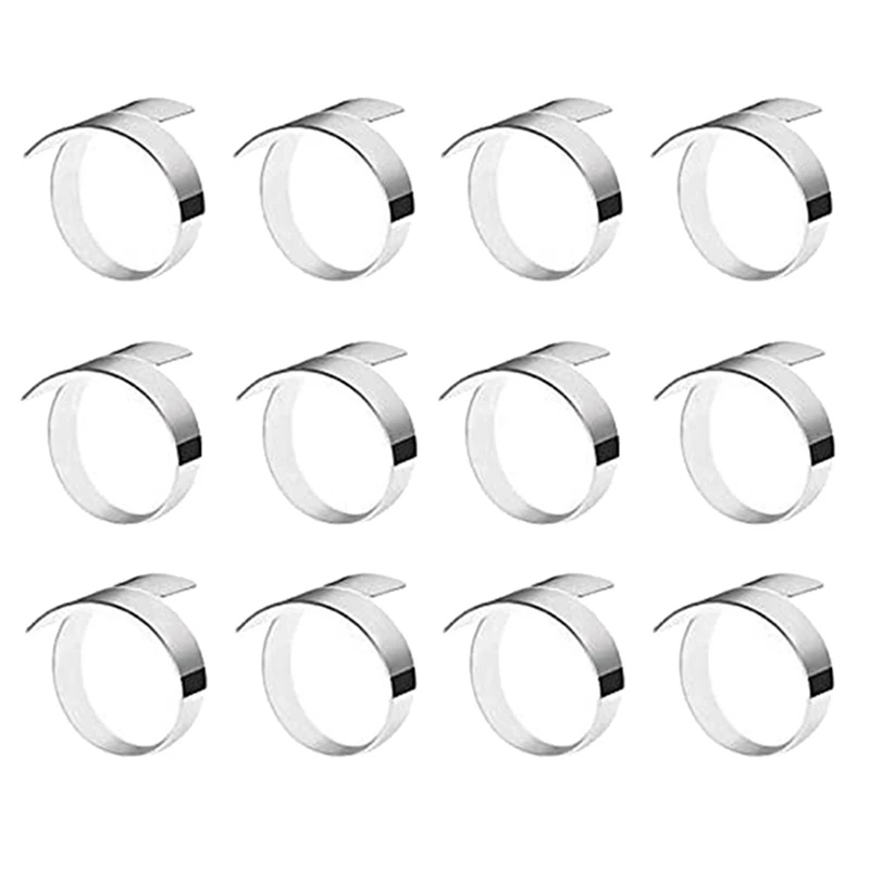 BEST12 Pcs Napkin Ring,Circle Napkin Holder For Wedding Christmas Party Dinner Table Decor Silver
BEST12 Pcs Napkin Ring,Circle Napkin Holder For Wedding Christmas Party Dinner Table Decor Silver