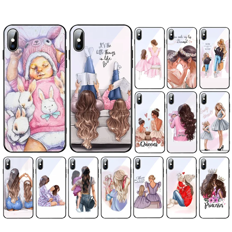 Baby Mom Girl Queen Glass Funda Cell phone case For iphone 13 Pro Max 12 11 Pro Max XS XR X 8 7 Plus SE2 Mobile Phones Case
Baby Mom Girl Queen Glass Funda Cell phone case For iphone 13 Pro Max 12 11 Pro Max XS XR X 8 7 Plus SE2 Mobile Phones Case