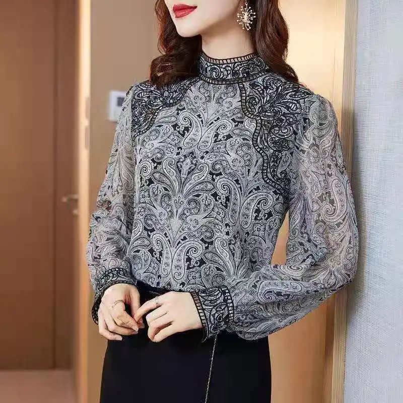 Floral chiffon blouse female spring and autumn 2022 western style tops fashion high-end small shirts long-sleeved shirts female
Floral chiffon blouse female spring and autumn 2022 western style tops fashion high-end small shirts long-sleeved shirts female