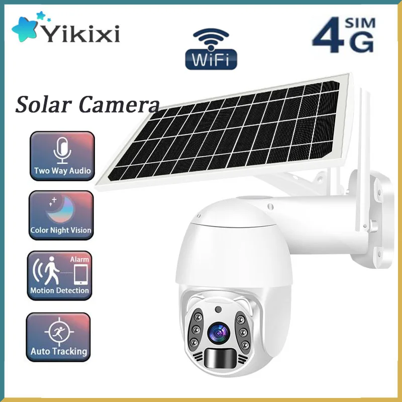 4G Wifi Solar Camera PIR Human Detection Battery Power Two Way Audio PTZ Camera Color Night Vision CCTV Security IP Cameras
4G Wifi Solar Camera PIR Human Detection Battery Power Two Way Audio PTZ Camera Color Night Vision CCTV Security IP Cameras