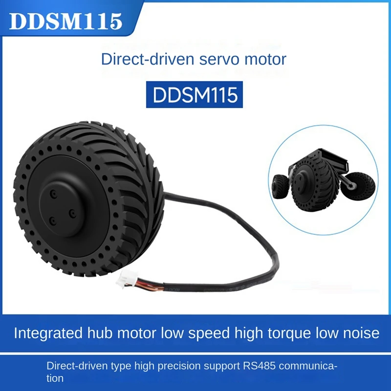 DDSM115 115Rpm Low Speed High Torque Low Noise Direct Drive Integrated Design Hub Motor Accessories
DDSM115 115Rpm Low Speed High Torque Low Noise Direct Drive Integrated Design Hub Motor Accessories