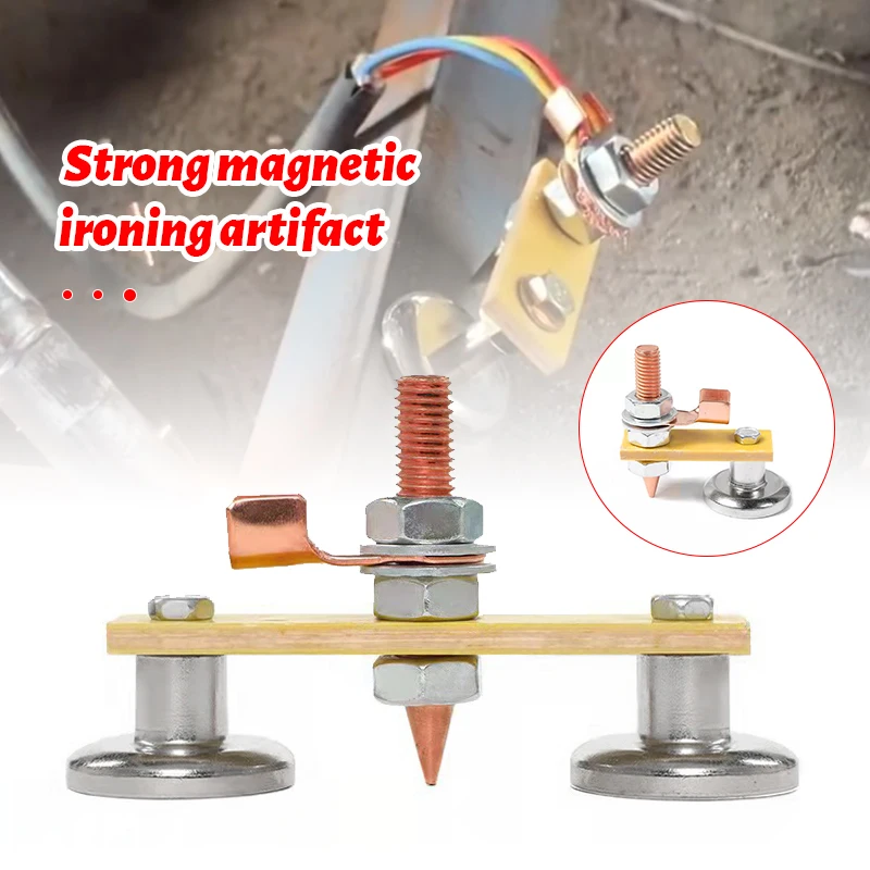 Welding Magnet Head Magnetic Welding Fix Ground Clamp Support Car Dent Repair Spare Parts Grounding Connector Auto Bodywork
Welding Magnet Head Magnetic Welding Fix Ground Clamp Support Car Dent Repair Spare Parts Grounding Connector Auto Bodywork