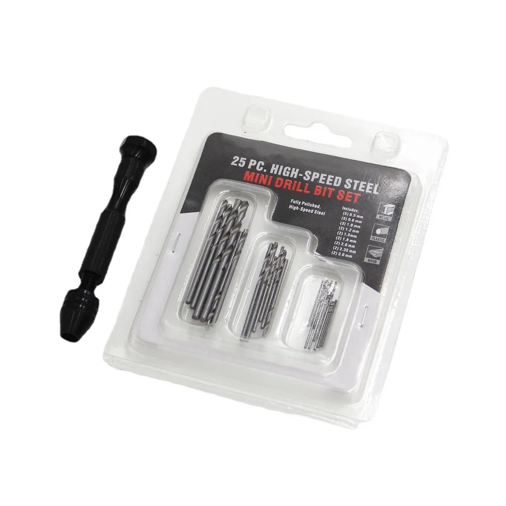 25pc Twist Drill Automatic Drilling Suit Small Bit Puncher Set Collet Mini Screwdriver Set Hand Tool Kit Woodworking Tools
25pc Twist Drill Automatic Drilling Suit Small Bit Puncher Set Collet Mini Screwdriver Set Hand Tool Kit Woodworking Tools