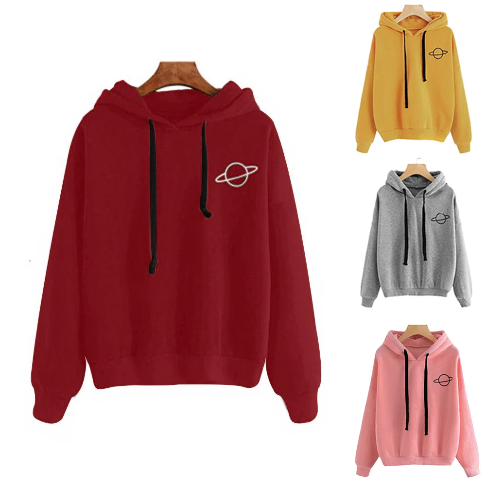 Puimentiua Spring Women's Cute Saturn Printing Hooded Female Thicken Warm Hoodies Lady Autumn Tops Sweatshirts
Puimentiua Spring Women's Cute Saturn Printing Hooded Female Thicken Warm Hoodies Lady Autumn Tops Sweatshirts