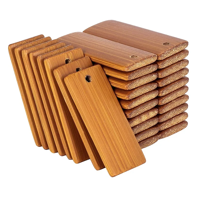 100Pcs 45X20mm Rectangle Tags Wooden Tags For Keychain Rings, Bamboo Unfinished Wood Key Ring Tag
100Pcs 45X20mm Rectangle Tags Wooden Tags For Keychain Rings, Bamboo Unfinished Wood Key Ring Tag