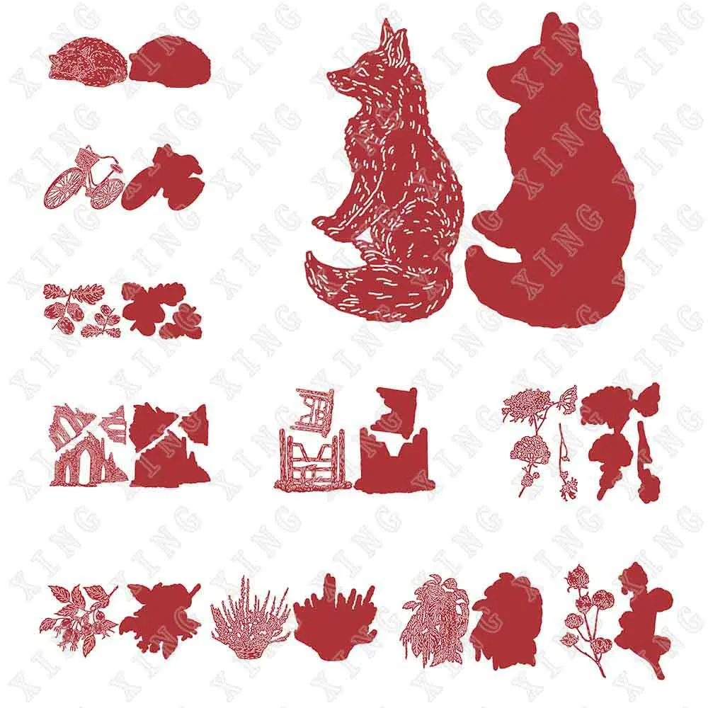 2022 Flower Fox Bike Oak Seed Metal Cutting Dies Scrapbook Diary Decoration Embossing Template Diy Greeting Card Handmade Molds
2022 Flower Fox Bike Oak Seed Metal Cutting Dies Scrapbook Diary Decoration Embossing Template Diy Greeting Card Handmade Molds