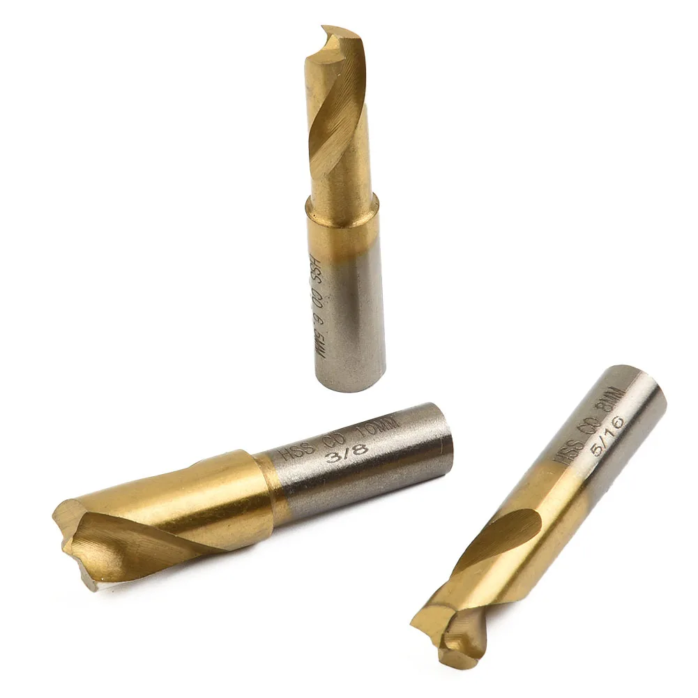 HSS CO Drill Bit Tools 3pcs 6.5/8/10mm Electric Drill HSS Cobalt Power Tools Spot Weld Cutter Titanium Plating
HSS CO Drill Bit Tools 3pcs 6.5/8/10mm Electric Drill HSS Cobalt Power Tools Spot Weld Cutter Titanium Plating