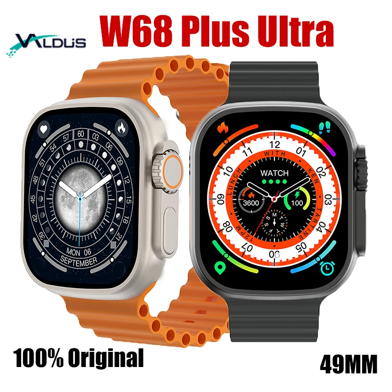 Original W68 Plus Ultra Smart Watch Bluetooth Call NFC Smartwatch for Men Women 2.2inch HD 49mm Heart Rate Game Series 8 Watch
Original W68 Plus Ultra Smart Watch Bluetooth Call NFC Smartwatch for Men Women 2.2inch HD 49mm Heart Rate Game Series 8 Watch