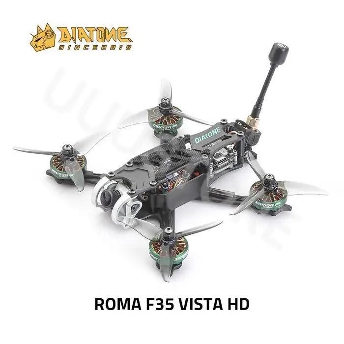 DIATONE MAMBA Roma F35 3.5inch 4S 6S FPV Racing Drone F722 MINI MK2 FC 40A ESC 2203.5 Motor CADDX Nebula Pro Vista HD Quadcopter
DIATONE MAMBA Roma F35 3.5inch 4S 6S FPV Racing Drone F722 MINI MK2 FC 40A ESC 2203.5 Motor CADDX Nebula Pro Vista HD Quadcopter