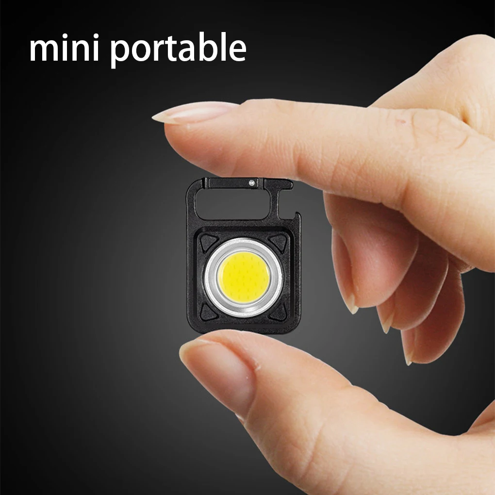 Multifunctional Super Bright COB Keychain Light USB Charging Emergency Lamps Strong Magnetic Repair Work Outdoor Camping Light
Multifunctional Super Bright COB Keychain Light USB Charging Emergency Lamps Strong Magnetic Repair Work Outdoor Camping Light