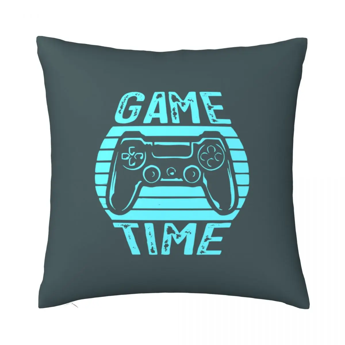 

Game Controller Time Let's Play Video Pillowcase Soft Polyester Cushion Cover Decorative Pillow Case Cover Home Zippered 18"