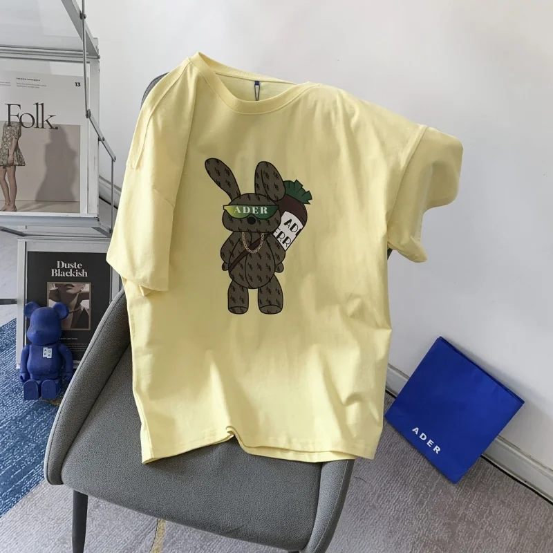 Short Sleeve Women's Spring/Summer 2023 New Loose Print Round Neck Men's and Women's Cartoon T-shirt
Short Sleeve Women's Spring/Summer 2023 New Loose Print Round Neck Men's and Women's Cartoon T-shirt