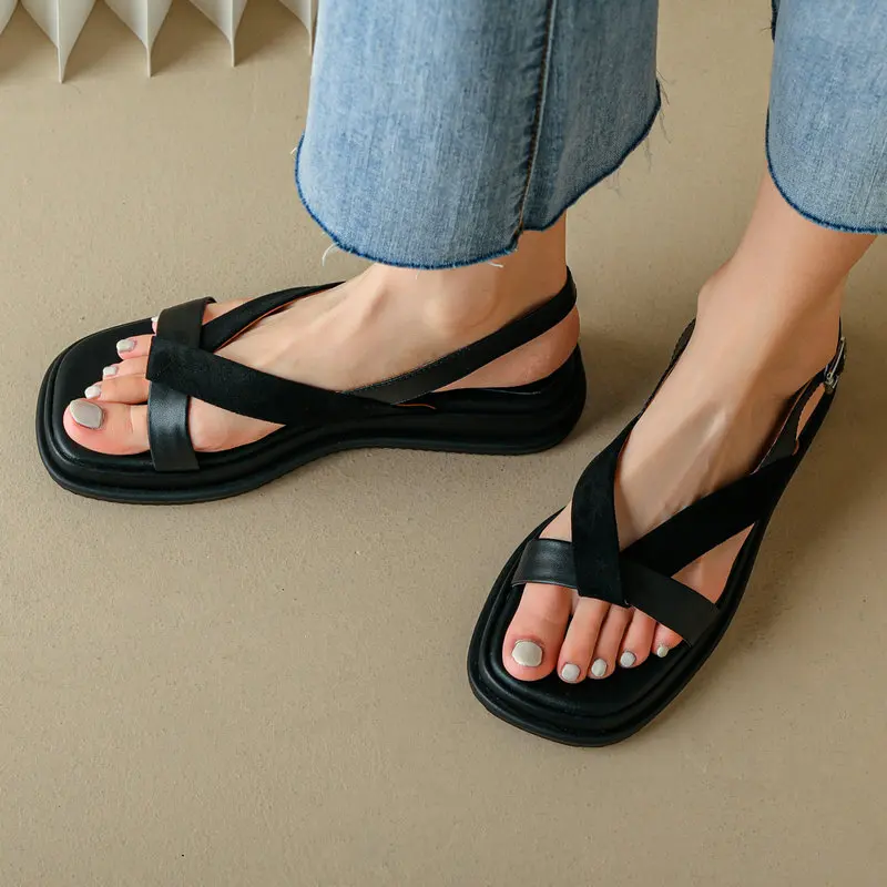 New Arrival Women Sandals Sweet Concise Leisure Working Flat Platforms Shoes Woman Summer Comfortable Sandals
New Arrival Women Sandals Sweet Concise Leisure Working Flat Platforms Shoes Woman Summer Comfortable Sandals