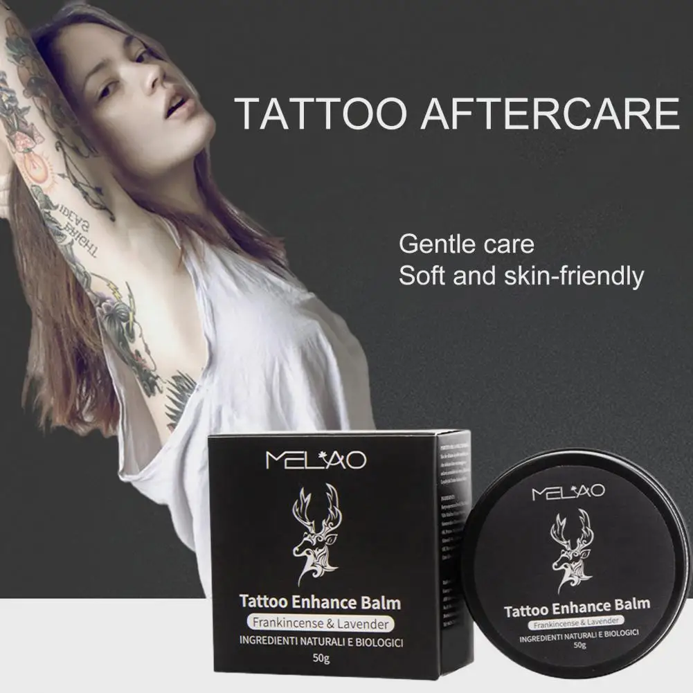 

50g Tattoo Cream Moisturizing Nourishing Improves Skin Tone Anti Scar Solid Color Tattoo Aftercare Repair Gel Nursing Ointment T