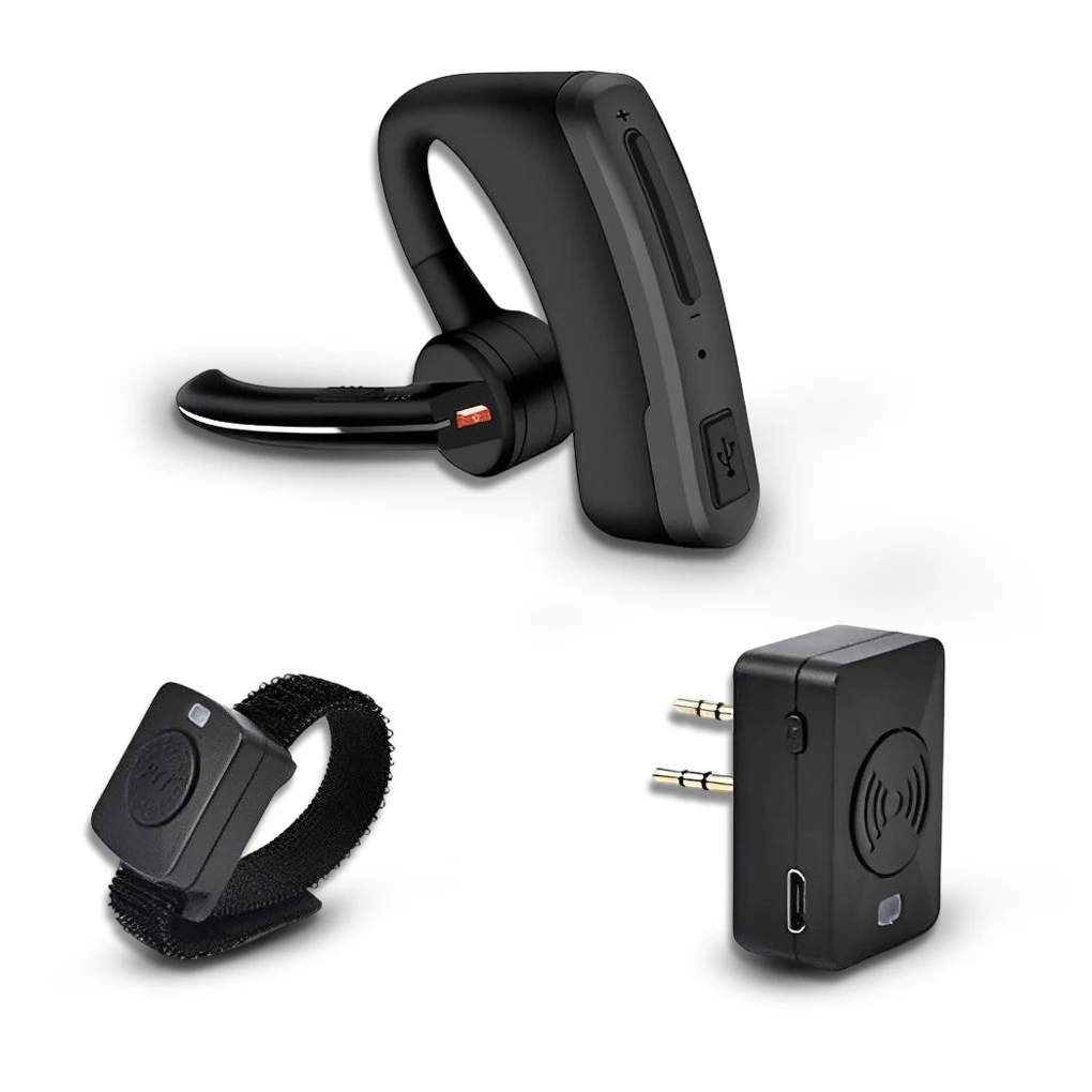 Walkie Talkie Headset Bluetooth-compatible Rotatable 2 Way Radio Rechargeable Battery Operated Earpiece Earphone
Walkie Talkie Headset Bluetooth-compatible Rotatable 2 Way Radio Rechargeable Battery Operated Earpiece Earphone