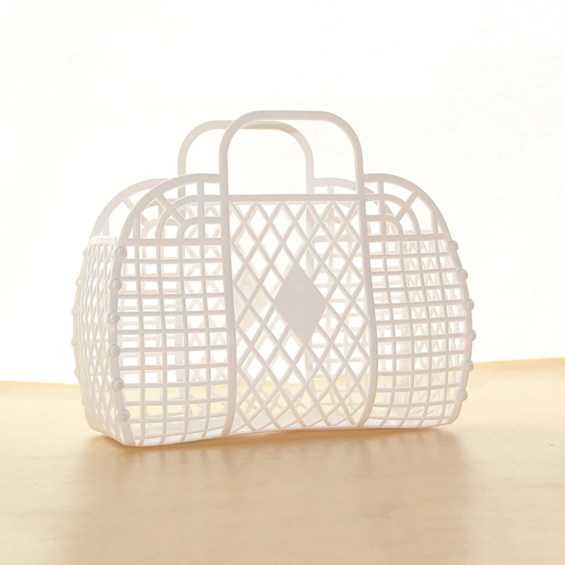 Летняя желейная сумка, портативная корзина для овощей, полая желейная сумка для девочек, большая вместительная праздничная сумка, желейная пляжная сумка-тоут, органайзер
Летняя желейная сумка, портативная корзина для овощей, полая желейная сумка для девочек, большая вместительная праздничная сумка, желейная пляжная сумка-тоут, органайзер