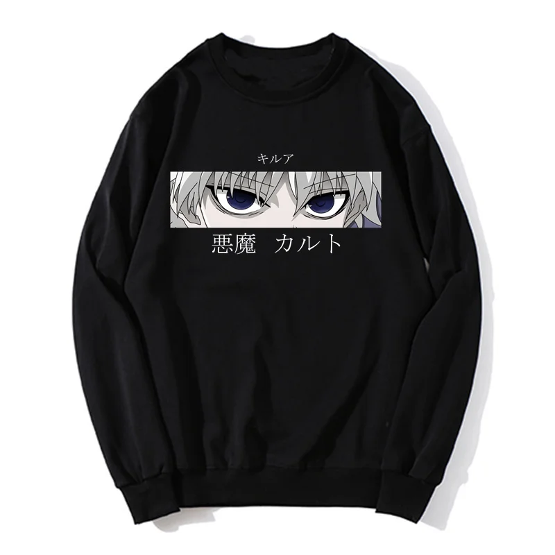 Толстовка Hunter X Hunter мужская оверсайз, хлопковый свитер в стиле Харадзюку, «дьявольский глаз», уличная одежда в стиле Харадзюку
Толстовка Hunter X Hunter мужская оверсайз, хлопковый свитер в стиле Харадзюку, «дьявольский глаз», уличная одежда в стиле Харадзюку