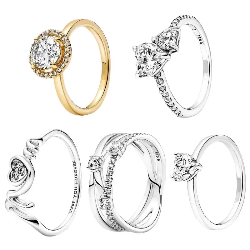 Double Heart Sparkling Rings For Women Fashion Luxury Women Engagement Jewelry Female Dating Accessories
Double Heart Sparkling Rings For Women Fashion Luxury Women Engagement Jewelry Female Dating Accessories