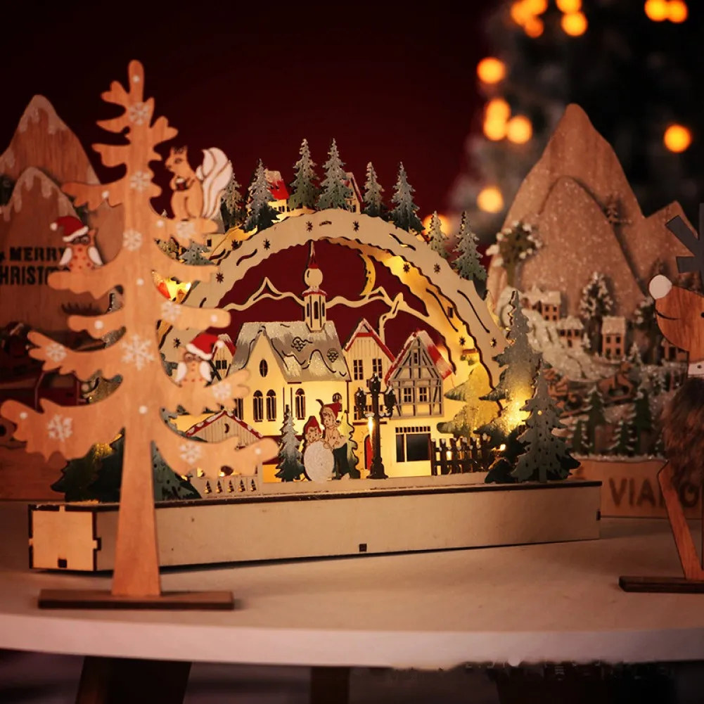 LED Light and Music Traditional Wooden House Figurines Perfect for Christmas Decoration Ideal Gift Choice 1
LED Light and Music Traditional Wooden House Figurines Perfect for Christmas Decoration Ideal Gift Choice 1
