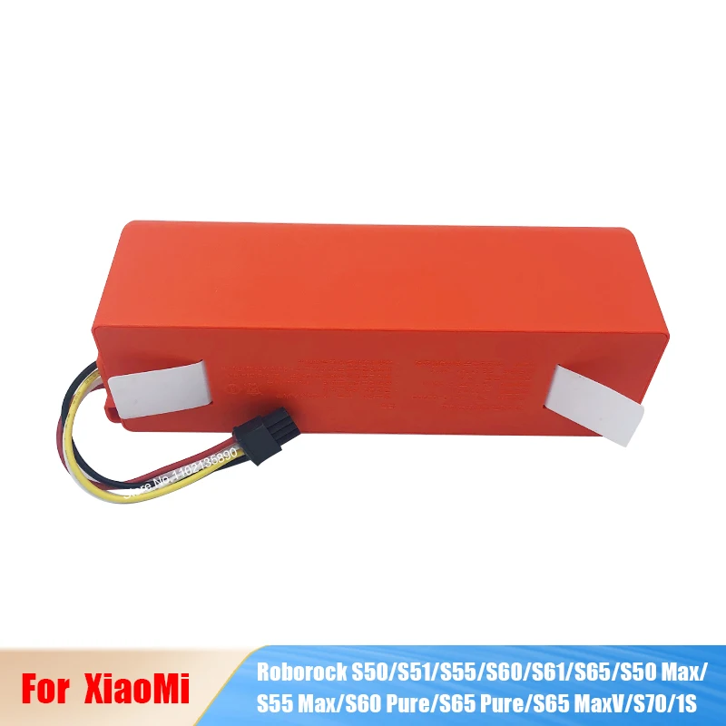 14.4V Li-ion Battery Original Robotic Vacuum Cleaner Replacement Battery for Xiaomi Robot Roborock S50 S51 S55 Accessory Spare
14.4V Li-ion Battery Original Robotic Vacuum Cleaner Replacement Battery for Xiaomi Robot Roborock S50 S51 S55 Accessory Spare