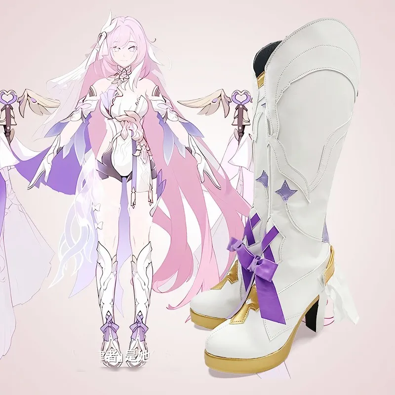 Game Honkai Star Rail Elysia Cosplay Shoes Halloween Elysia High-heel Boots Anime Role Play Prop Star Rail Cosplay Accessory
Game Honkai Star Rail Elysia Cosplay Shoes Halloween Elysia High-heel Boots Anime Role Play Prop Star Rail Cosplay Accessory