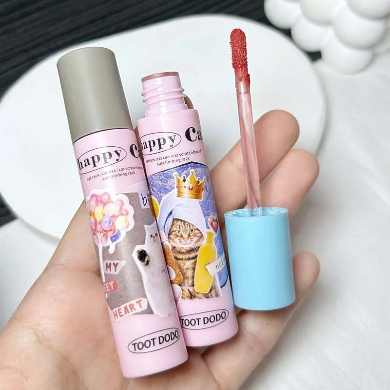 Lip Makeup Milk Cream Matte Fog Velvet Happy Cat Not Easy To Stick Cup Lip Mud Makeup Beauty Products Make-up Lip Glaze
Lip Makeup Milk Cream Matte Fog Velvet Happy Cat Not Easy To Stick Cup Lip Mud Makeup Beauty Products Make-up Lip Glaze