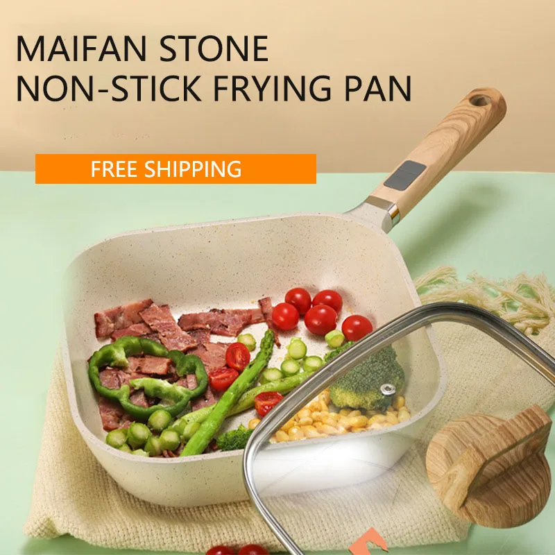 New Maifan Stone Non-Stick Pan Uncoated Egg Pancake Steak Frying Pan Household Kitchen Cooking Pot Breakfast Maker Cookware
New Maifan Stone Non-Stick Pan Uncoated Egg Pancake Steak Frying Pan Household Kitchen Cooking Pot Breakfast Maker Cookware