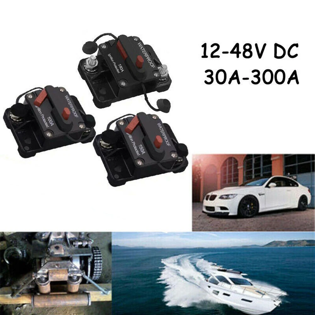 30-300Amp 12V-48V DC Car Circuit Breaker Fuse Reset High Amp Thermal Trip Circuit Breakers With Manual Reset Switch For Car Boat
30-300Amp 12V-48V DC Car Circuit Breaker Fuse Reset High Amp Thermal Trip Circuit Breakers With Manual Reset Switch For Car Boat