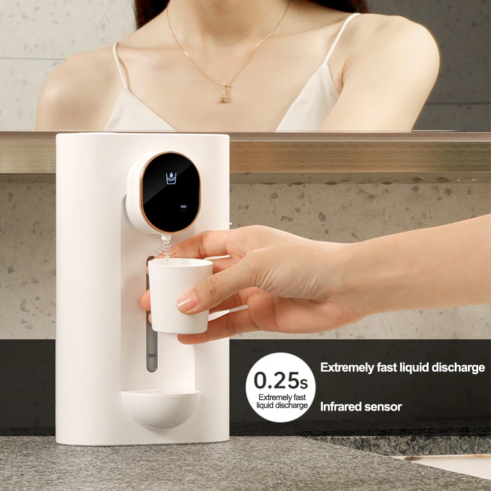 1pc Automatic Mouthwash Dispenser Touchless Charging Wall Mounted Mouth Wash Machine Type-C 5V 1.8W 540ml LED Bathroom Fixture
1pc Automatic Mouthwash Dispenser Touchless Charging Wall Mounted Mouth Wash Machine Type-C 5V 1.8W 540ml LED Bathroom Fixture